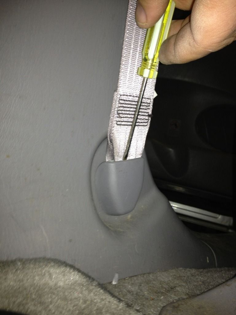 How to fix your jammed/twisted seatbelt Toyota Sienna Forum